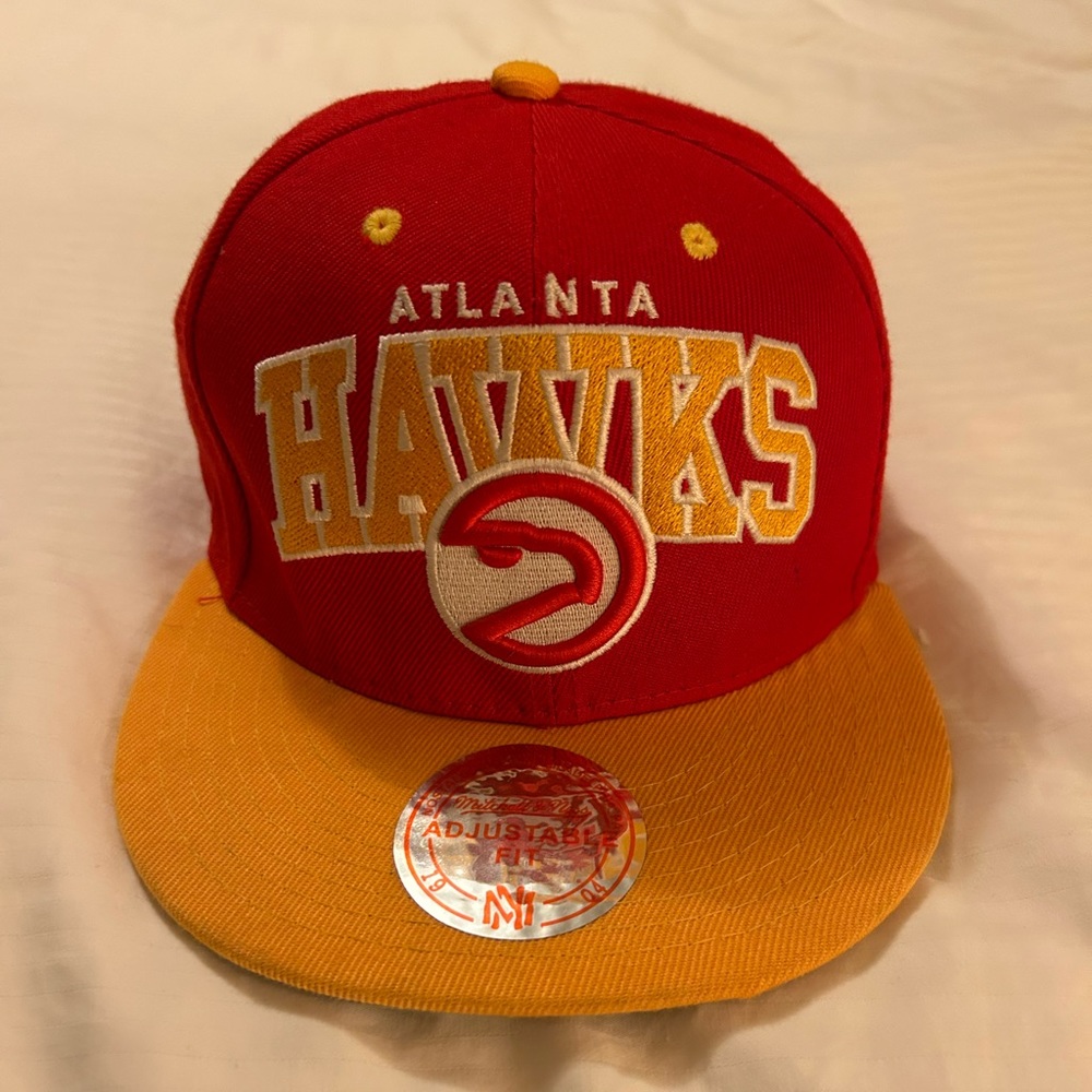 Mitchell & Ness | Atlanta Hawks Flat Brim Snapback